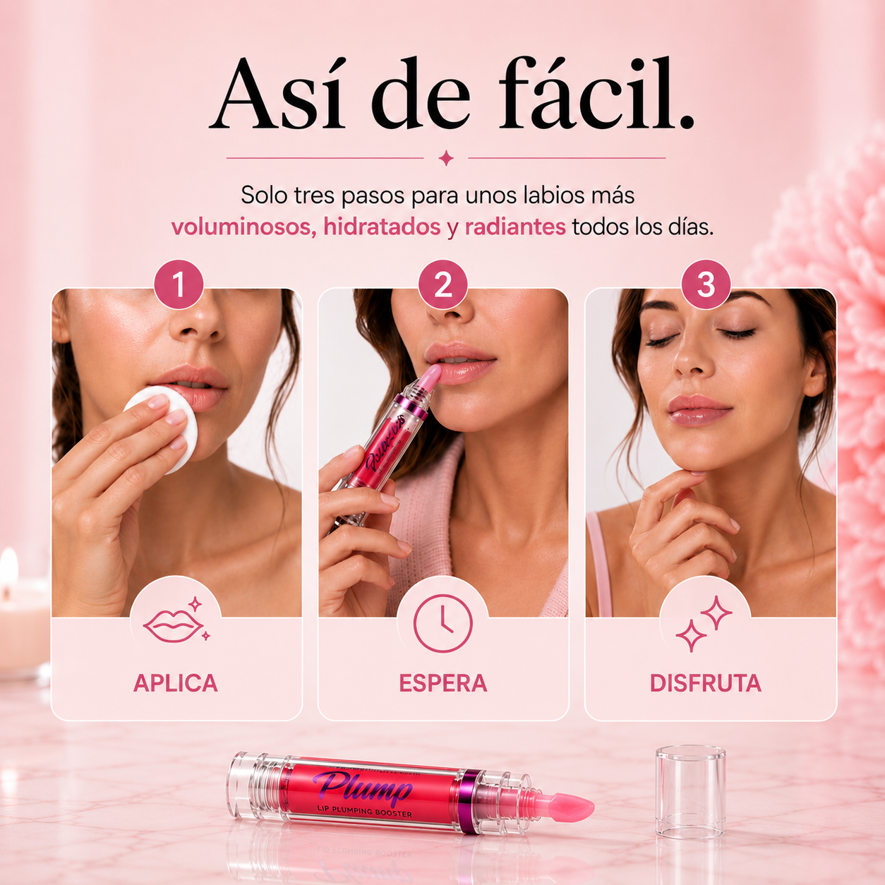 Bellorix™ | Consigue unos Labios Más Voluminosos en 60 Segundos, Sin Agujas